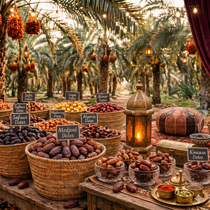 Premium Dates Collection Natural Sweetness and Powerful Energy Superfood