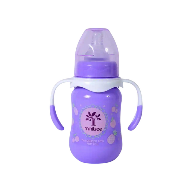 Minitree Wide Neck Feeding Bottle With Hand