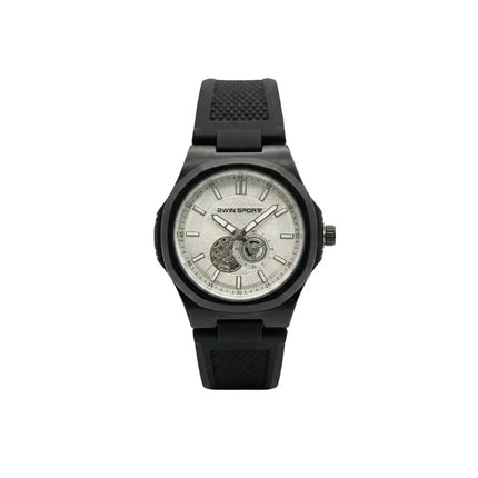 Elegant Sport Style Wristwatch For Men With Silicon Strap