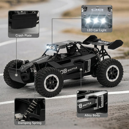 High speed RC car with LED Lights & Suspension