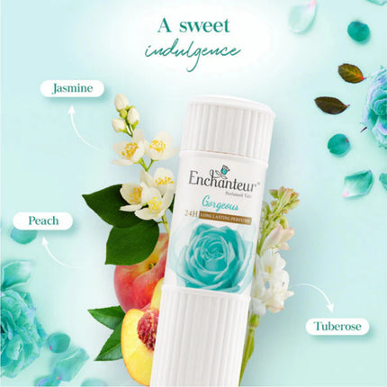 Enchanteur Gorgeous Perfumed Talc 24H Long Lasting Perfume