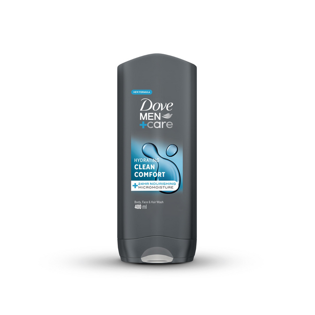 Dove men +care Clean Comfort body & face wash 250ml