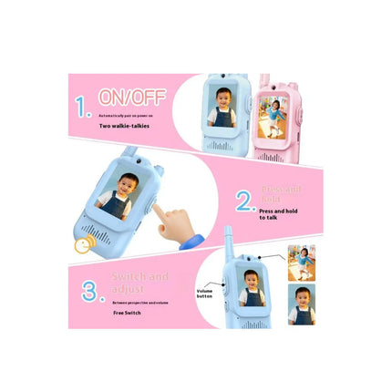 Children's Video Walkie Talkies with 2-Inch HD Screen