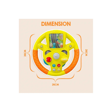 kids steering wheel driving toy