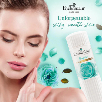 Enchanteur Gorgeous Perfumed Talc 24H Long Lasting Perfume