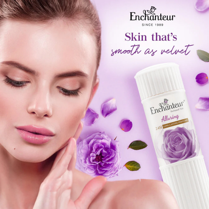 Enchanteur Alluring Perfumed Talc 24H Long Lasting Perfume