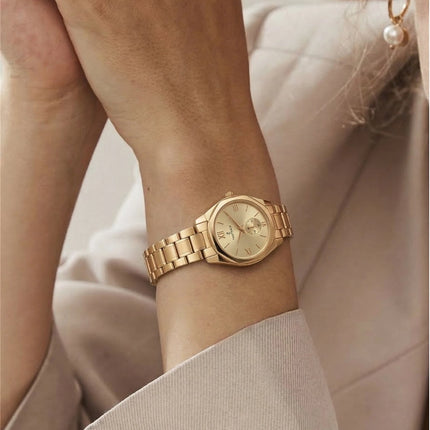 Timetrack Women’s Analog Wrist Watch – Elegant Ladies Watch