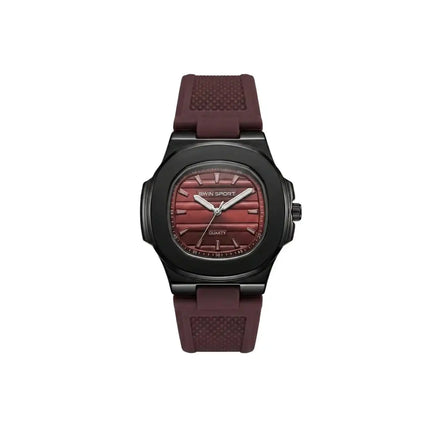 Men’s Fashion Sport Watch – Premium Square Dial Silicone Strap Watch