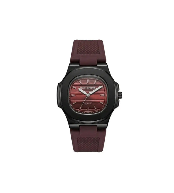 Men’s Fashion Sport Watch – Premium Square Dial Silicone Strap Watch