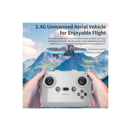 Remote control for a 2.4G unmanned aerial vehicle with scenic background