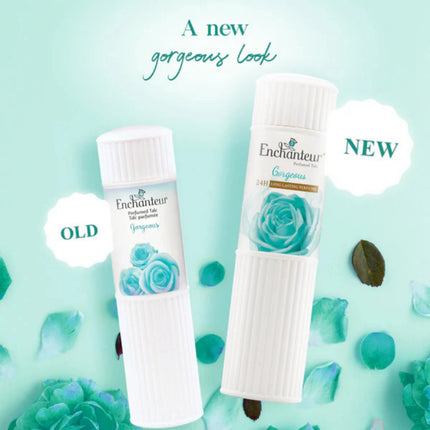 Enchanteur Gorgeous Perfumed Talc 24H Long Lasting Perfume