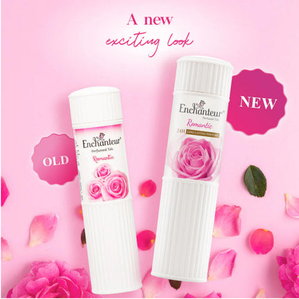 Enchanteur Romantic Perfumed Talc 24H Long Lasting Perfume