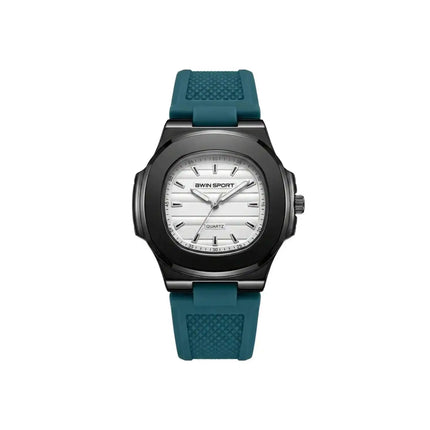 Men’s Fashion Sport Watch – Premium Square Dial Silicone Strap Watch