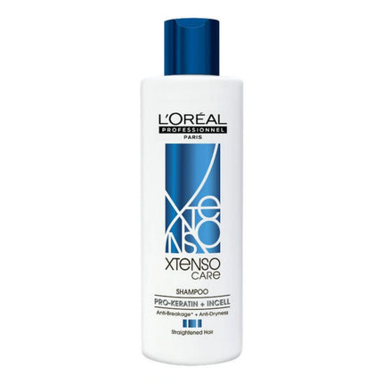 L'Oreal Professionnel Xtenso Care shampoo bottle on a white background