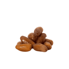 Cluster of dates on a white background