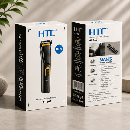 HTC AT-509 Professional Rechargeable Hair & Beard Trimmer
