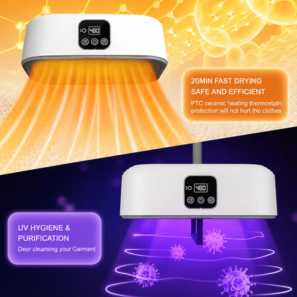 Portable Smart Clothes Dryer & Wardrobe Drying Machine