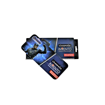 Two 'Invento' packages with a person graphic on a white background