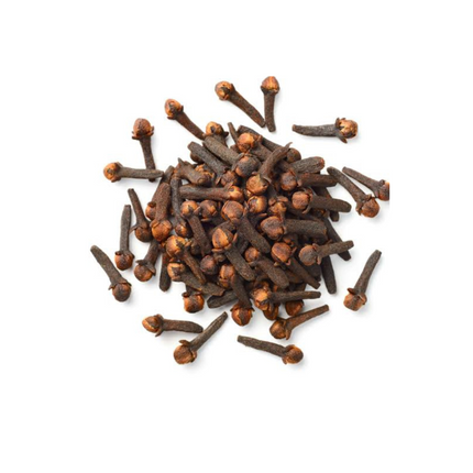 Cloves on a white background