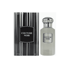 Couture Noir perfume bottle and packaging on a white background