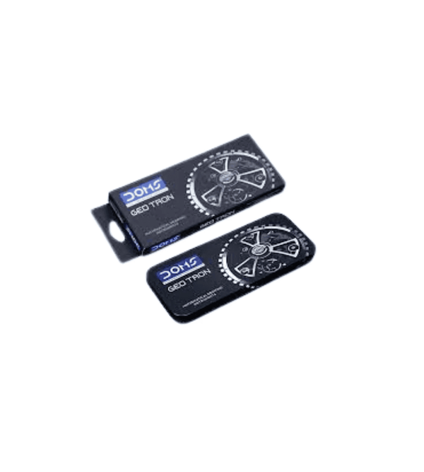 Geomatrical instrumental box with 'DOMS' branding on a white background