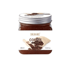 Jar of Dr. Rashel Coffee Gel Scrub on a white background