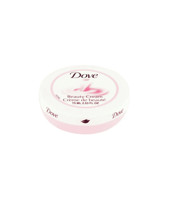 Dove Beauty Cream container on a white background