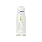 Dove hair fall control bottle on a white background