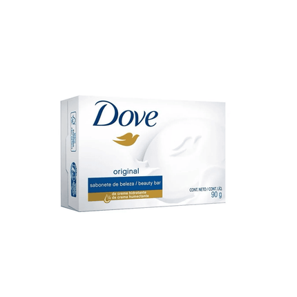 Dove soap bar packaging on a white background