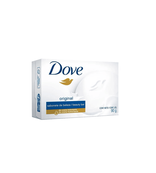 Dove soap bar packaging on a white background