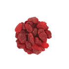  dried  strawberry on a white background