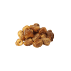 Pile of dried sukari dates on a white background