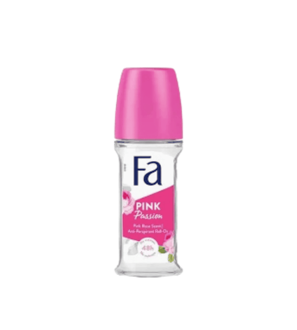 Fa Pink Passion deodorant bottle on a white background
