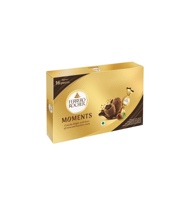 Ferrero Rocher Moments chocolate box on a white background