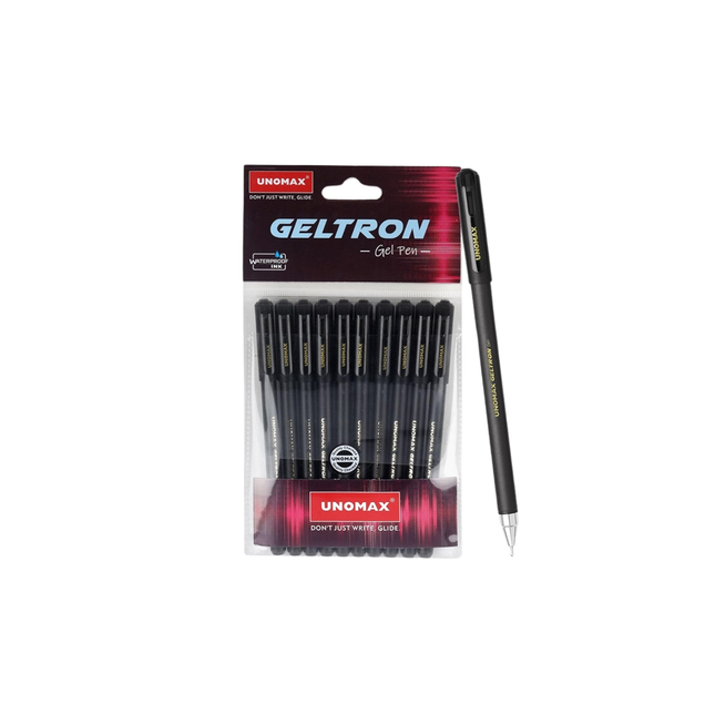 Geltron gel pen  with white background