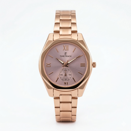 Timetrack Women’s Analog Wrist Watch – Elegant Ladies Watch