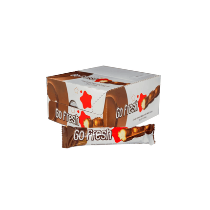 Box of Go Fresh products on a white background