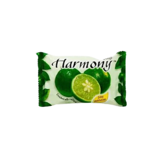 Harmony lime-flavored candy bar packaging on a white background