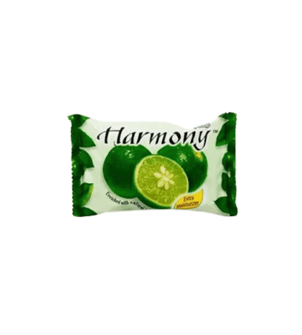 Harmony lime-flavored candy bar packaging on a white background