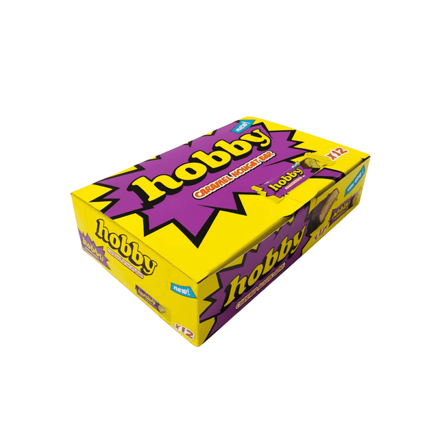 Hobby Caramel Nougat Chocolate box  in the white background