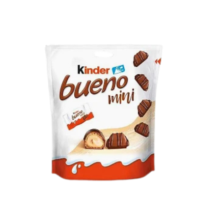 Kinder Bueno mini packaging on a white background