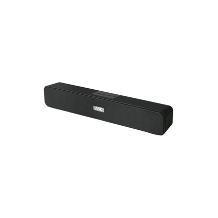 Black sound bar on a white background