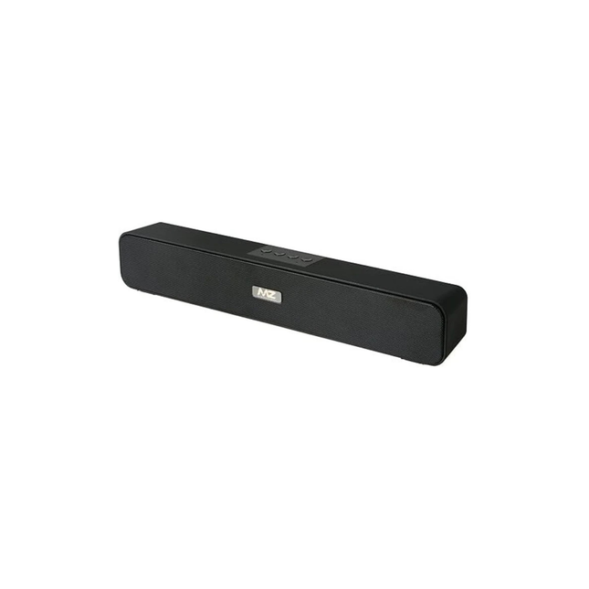 Black sound bar on a white background