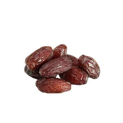 medjool dates on a white background