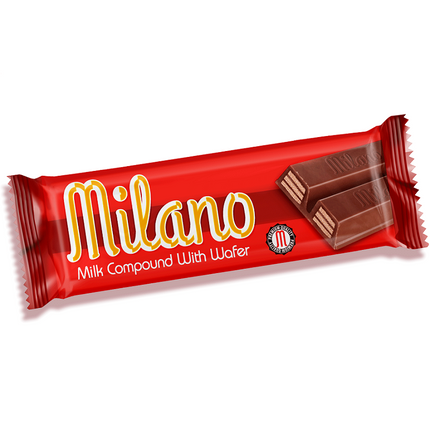 Milano Milk Compound Wafer Chocolate 35g