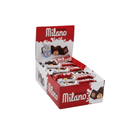 Box of Milano chocolate bars on a white background