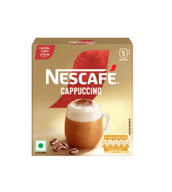 Nescafe Cappuccino packaging on a white background