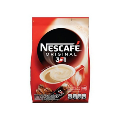 Nescafe Original 3in1 coffee package on a white background