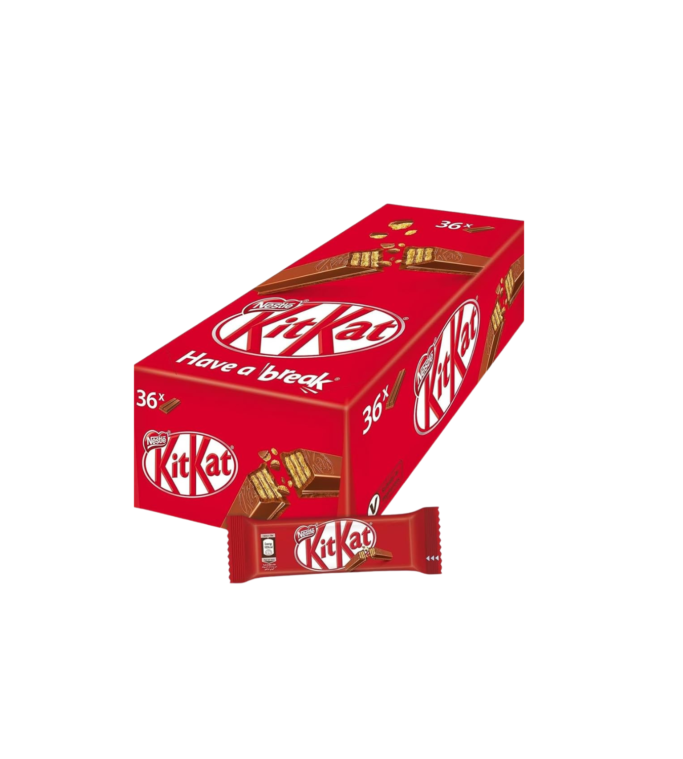 Kit Kat Normal Nestle Kitkat chocolate 2 finger 36 pieces box – GULF SOUQ