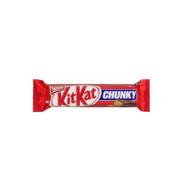 Kit Kat Chunky chocolate bar packaging on a white background